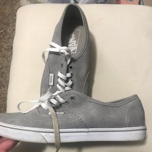 Like new grey vans low profile